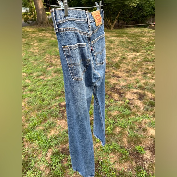 Vintage 90s Denim Levi’s 501 Jeans Button Fly 28x32 Excellent Condition - Picture 14 of 17